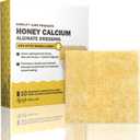 Manuka Honey Dressing | Sterile Non-Adhesive Pads with Unadulterated Medical-Grade Honey | Advanced Healing for Burn, Chronic Wound, Donor Sites, Pressure & Diabetic Ulcer (2" Algiante)