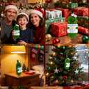 2 x Handmade Crochet Merry Christmas Pickle Gift,Funny Festival Wishes Pickle Ornament with Encouragement Cards, Cute Knitted Crochet Dolls for Friends and Family