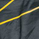 MIFXIN Armless Sofa Cover Futon Slipcover Stretch Spandex Washable Folding Sofa Bed Non-Armrest Couch Furniture Protector Sofa Slip Cover Without Armrests (Green Gold Strip)