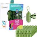 Dog Poop Bags Rolls, Leakproof Strong & Sturdy Poop Bags for Dogs, Dog Waste Bags, Biodegradable, Lavender Scented (360 Bags)