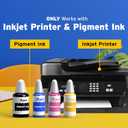 Printers Jack Water Slide Decal Paper Inkjet WHITE 20 Sheets A4 Size Premium Water-Slide Transfer Paper Printable Water Slide Decals for Tumblers, Mugs, Glasses DIY