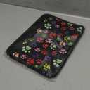 2Pcs Soft Auto Seat Belt Cover Pad Cute Dog Paw Print Colorful Car Seatbelt Shoulder Cushion for Comfortable Driving, Compatible with All Cars' Seatbelt and Backpack Straps