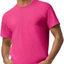 Gildan Adult Heavy Cotton T-Shirt, Style G5000, Multipack (Pink, XXL)