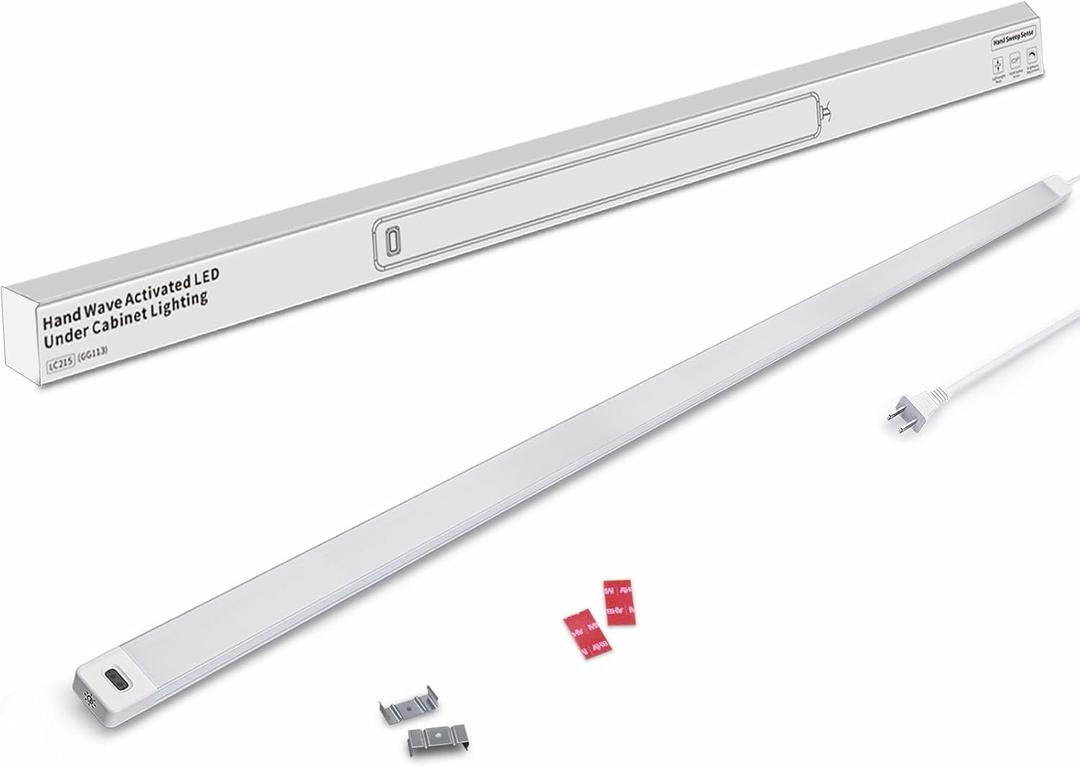 36 Inch Under Cabinet Lights with Hand Wave,Plug and Play, 36inch-1Pack