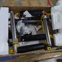 GarveeTech 4 Pcs Car Wheel Dolly with Hydraulic Tire Jack, 1500 LBS Capacity Trailer Dolly for Vehicle Positioning for Truck RV Trailer, Yellow