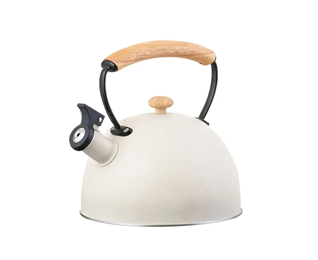 PRIMULA Kettle Use Ergonomic Kitchen Stove Simple Home Classic Outdoor Steel Thicken Practical Restaraunt Heating Insulated with Pot Teakettle Coffee Handle Gas Milk Wooden