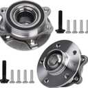 KUSATEC 513301-K 2pcs Front/Rear Wheel Bearing and Hub Assembly Compatible with 2008-2015 Audi A4 A5 A6 A7 A8 Quattro RS5 RS7 allroad Q5 SQ5 S4 S5 S6 S7 S8