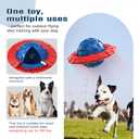 KADTC Dog Squeaky Toy for Small/Medium Dogs Fetch Training Toys Outdoor Interactive Indoor Chew Teething Crate Ball