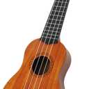 Raimy 17in Kids Ukulele Guitar - 4 Strings Mini Guitar Children Musical Instruments Educational Toys with Picks for Toddler Kids Boys Girls Beginner (Burlywood)