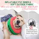 Supet Inflatable Dog Cone Collar for Large Medium Small Dogs, Soft Cone Collar for Dogs Cats, E Collar Pet Neck Donut Dog Cone Alternative After Surgery (M)