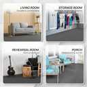 Yes4All Interlocking Foam Mats for Floor Protection, Black, 7/16'', 32SQFT