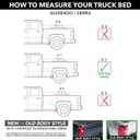 RealTruck TruXedo TruXport Soft Roll Up Truck Bed Tonneau Cover | 272001 | Fits 2014 - 2018, 2019 Limited/Legacy Chevy/GMC Silverado/Sierra 1500, 2015-19 2500/3500HD 6' 7" Bed (78.9")