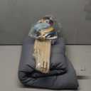 Blissful Diary Baby Play Gym & Activity Mat, 5 Developmental Zones Wooden Tummy Time Mat with 5 Detachable Sensory Toys for Motor Skills & Sensory Development, Baby Essentials Shower Gift (Gray Round)