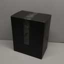 upcessory Cologne Organizer for Men, 5 Tier Black Cologne Shelf, Perfume Stand with Drawer and Hidden Compartment Perfume Display Holder - A Gift for Men