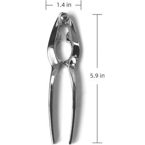 Heavy Duty Walnut Plier Opener Tool - Nut Cracker for Macadamia Nuts, Pecans and More
