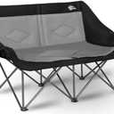 Bolosy 2 Person Camping Chair Camping Loveseat Oversized Double Folding Camping Chair Heavy Duty Two Person Camp Chair Love Seat Dou Chairs Sport Lawn Chair for Adults