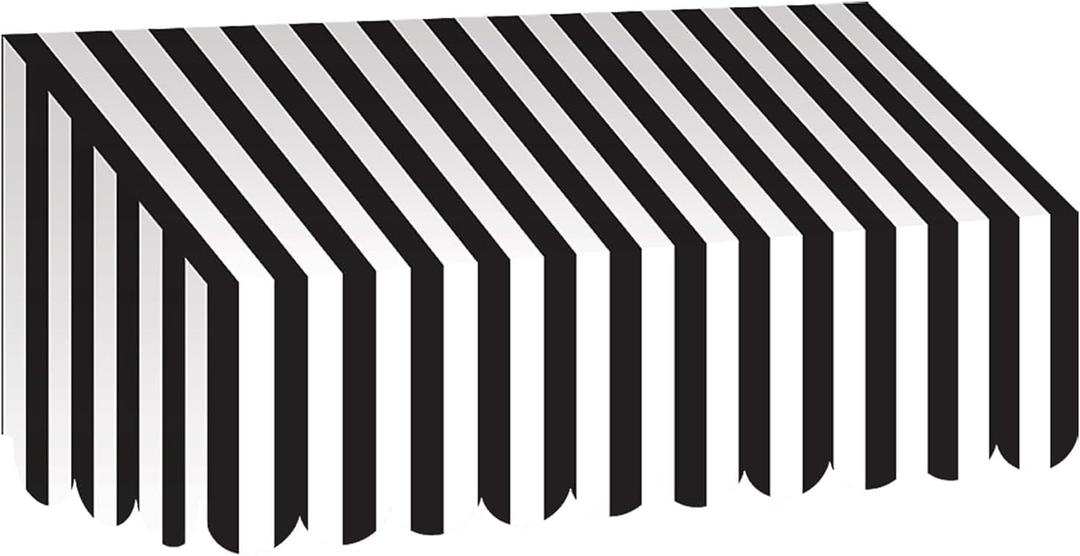 Teacher Created Resources Black & White Stripes Awning (TCR77505)