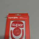 Superglide2 - New Controllable Speed Textured Surface Smoothest Mouse Feet/Skates Made with Ultra Strong Glass Smooth and Durable Sole for Logitech G Pro X Superlight2 (Type-C, Red)