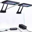 hygger Clip On Aquarium LED Light with Multi-Channel Controller, Fish Tank Light 24/7 Lighting Sunrise-Daylight-Moonlight and DIY Mode, Adjustable Timer/Brightness Light 7 Colors for Freshwater (2)