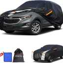 Chevrolet Equinox Car Cover 100% Waterproof All Weather, Gift with Towel, 10 Layers SUV Car Cover Custom Fit 2005-2026 Chevry Equinox, Full Exterior Covers Rain Sun UV Protection with Door Zipper.