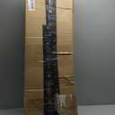 LazBlinds No Drill Bamboo Roman Shades, 36" W x 48" H, Star-Brown