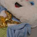 Morph Easter Bunny Costume Adult Deluxe Rabbit Mascot Outfit for Men - Perfect for Easter Costumes and Events