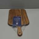 Acacia Wood Cutting Board - Wooden Kitchen Cutting Board for Meat, Cheese, Bread,Vegetables &Fruits- Charcuterie Board Cheese Serving Board with Handle,16" x 8.6