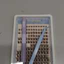 Brown Lash Clusters Kit Fairy Eyelash Clusters Natural Lash Extensions Kit Wispy Cluster Eyelash Extensions 3D Dark Brown Individual Eyelashes with Lash Bond and Seal, Tweezers CC-Curly 8-16MM 144PCS
