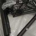 Corner Shower Caddy Tension Pole - 4 Tier Stainless Steel Rustproof Shower Corner Caddy for Bathtub Bathroom Shower Organizer Shelves Adjustable Pole 25-114.2 Inch Black