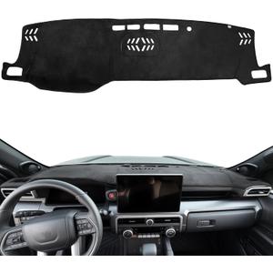 JOYTUTUS Dash Cover Mat Compatible with 2025 2026 4Runner & 2024-2026 Tacoma Dashboard Cover Mat Non-Slip Dash Mat with Openable Speaker Cover