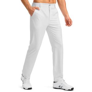 Soothfeel Men's Golf Pants with 5 Pockets Slim Fit Stretch Sweatpants Casual Travel Dress Work Pants for Men (3X-Large, 04-white) Soothfeel Men's Golf Pants with 5 Pockets Slim Fit Stretch Sweatpants Casual Travel Dress Work Pants for Men (3X-Large, 04-white)