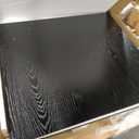 GarveeHome 63 in-86.6 in Extendable Dining Room Table for 6-10, Farmhouse Kitchen Tables w/Wooden Sturdy Frame, Large Rectangular Dinner Table for Dining Room, Kitchen (Black)