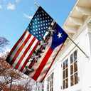 FLAGWIX Proud Puerto Rican American Flag, House Flag (29.5" x 39.5") - Puerto Rico Decor, USA House Garden Flags Premium Polyester - Decorative Outdoor Flags
