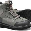8 Fans Wading Boots for Men,Anti-Slip Rubble Sole Comfortable Durable Material Good for Fishing or Hunting, Size 13
