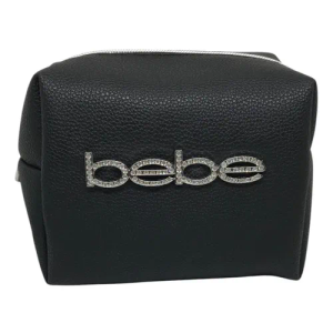 Bebe Cosmetic Bag for Women, Black