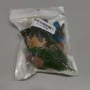 Hooqict 12 Pcs Camping Cake Decorations Set with Mini Tent, Campfire, Tree, Camp Sign, Safari Animals Camping Cake Toppers for Kids Adults Forest Themed Birthday Party Supplies