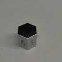 Ticktime Pomodoro Timer, Productivity Timer Cube, 5/15/25/30/45/60 Min Presets, Custom Countdown & Stopwatch 1s99m59s, Sound/Vibration/Silent, Magnetic, Rechargeable, for ADHD Study Work, Silver