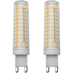 Lxcom Lighting G9 LED Corn Bulb Dimmable 2 Pack 15W LED Bulb 120 Watt Equivalent Bulb 136 LEDs Warm White 3000K G9 Bi-Pin Base 1500LM for Home Lighting
