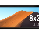 LaVie Home 8x24 Picture Frame for Wall Display, 8x24 Black Picture Frame with HD Plexiglas, 8 x 24 Poster Frame 1 Pack, Display Frame for Vertical or Horizontal, Classic Collection