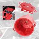 HEI Distributor Cap and Rotor Kit 84335 Replacement For Pro Billet Distributor Universal 8-Cylinder Male Pro Series Red