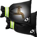 2 x DELSWIN Outdoor Faucet Covers for Winter, 2P 8.7"x7" Spigot Covers Winter Insulated for Outside, Reusable Waterproof Garden Faucet Socks for Freeze Protection