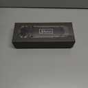 Modern Design Wood Pepper Grinder, 8 Inch Wooden Pepper Mill, Adjustable Coarseness Manual Peppermill, Innovative Starry Black Refillable Peppercorn Crusher with Steel Rotor, Gift, Personal, AE1