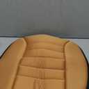 MYFAMIREA Car Seat Cushion Pad 1.2" Thick Comfort Seat Protector for Car Driver Seat Office Chair Home Use Memory Foam Seat Cushion with Non Slip Bottom, 20'' x 18.5'', Orange