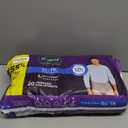 Depend Night Defense Adult Diapers, Incontinence Underwear for Men, Disposable, Overnight, Extra-Large, Grey, 20 Count, 
