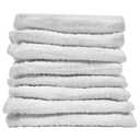 Body Linen Muslin Facial Cloths for Professional or Home Use. Super Soft 100% Cotton Muslin Weave. Perfect for Applying, Covering and Removing Facial Moisturizers and Creams - 8 Pack