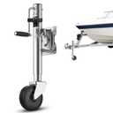 SEALIGHT Boat Trailer Jack with Wheel - Load Capacity up to 1200 lbs, Galvanized Steel, Corrosion-Resistant Design, Height Adjustable from 22.8-32.8 inches, Suitable for RV, Boat, Cargo Trailer