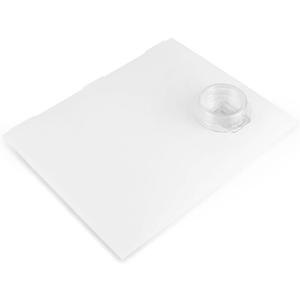 Dyno Racing Replacement RV Screen Door Slider Panel Plastic with Push-Down Knob Opener, Clear