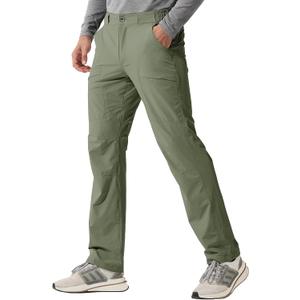 FREE SOLDIER Men's Outdoor Cargo Hiking Pants with Belt Lightweight Waterproof Quick Dry Tactical Pants Nylon Spandex (36W x 30L)