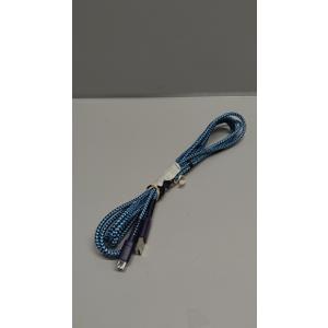 USB-A to Micro B Cable, Blue