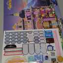 Pink Estate House Building Set with Lights, 3 Style Pinkspire Construction Model with Car Fountain, 1815 PCS Friends Villa Castle Building Block Kit Home Decor, Gift for Adults Boys Girls 8-12+